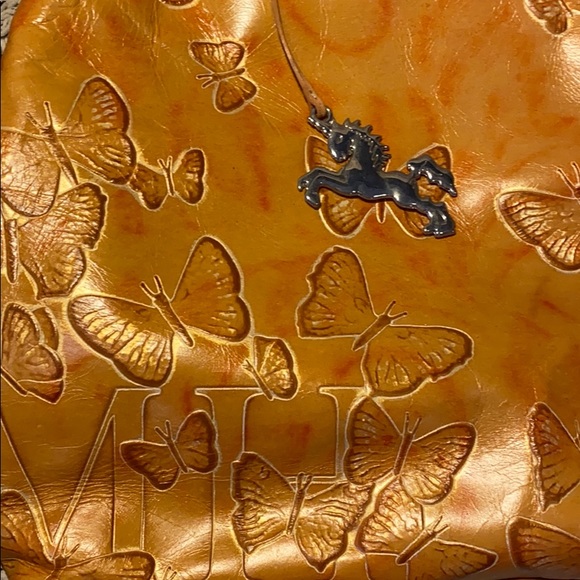 MARIO HERNANDEZ Leather Butterfly Hobo Bag - Picture 2 of 5